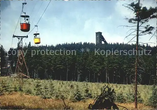 Seilbahn Wurmberg Braunlage Sprungschanze Kat. Bahnen