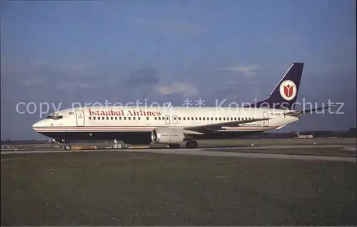 Flugzeuge Zivil Istanbul Airlines Boeing 737 400 TC AZA Kat. Airplanes Avions