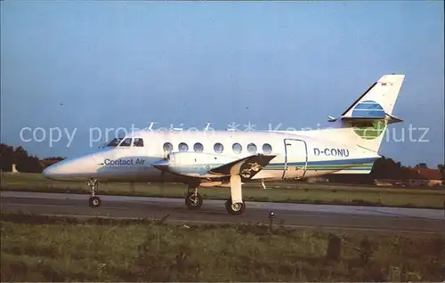 Flugzeuge Zivil Contact Air BAe Jetstream 31 D CONU Kat. Airplanes Avions