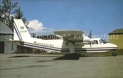 Flugzeuge Zivil Williston Lake Air C GTOP  Kat. Airplanes Avions