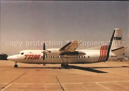 Flugzeuge Zivil TAM Fokker F 50 20233 PH JXK  Kat. Airplanes Avions