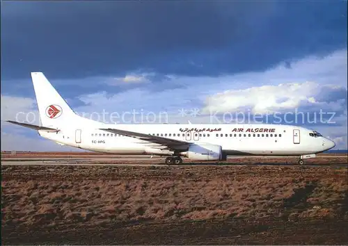 Flugzeuge Zivil Air Algerie B737 82R TC APG c n 29329 Kat. Airplanes Avions