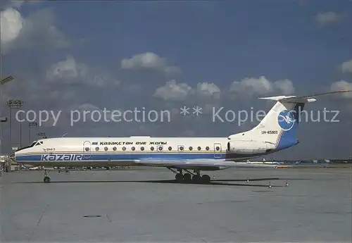 Flugzeuge Zivil KAZ Air Tupolev Tu 134A 3 UN 65900 Kat. Airplanes Avions