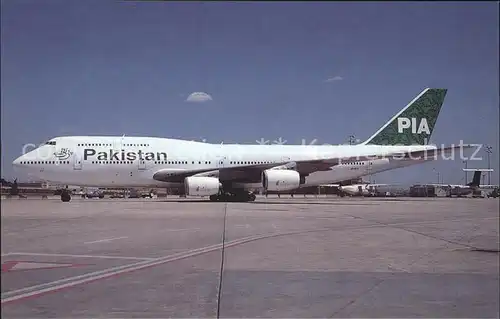 Flugzeuge Zivil PIA Pakistan International Boeing 747 300 AP BFY Kat. Airplanes Avions