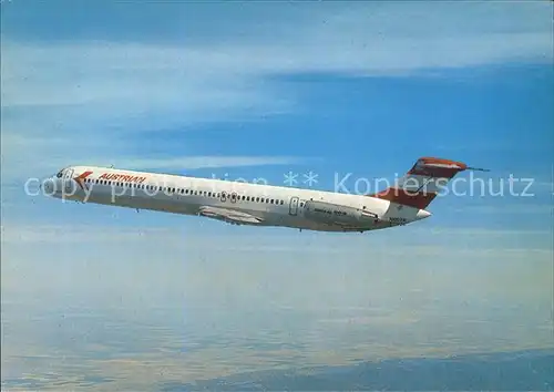 Flugzeuge Zivil 024 AUSTRIAN AIRLINES Douglas DC9 81 Kat. Airplanes Avions