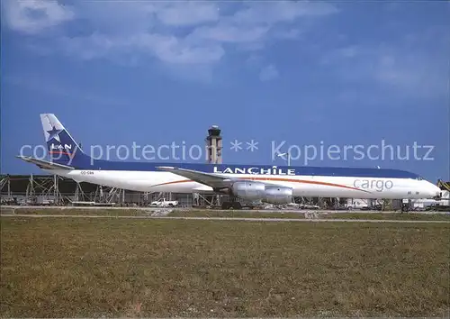 Flugzeuge Zivil LAN CHILE McD Douglas DC 8 73F CC CDS  Kat. Airplanes Avions