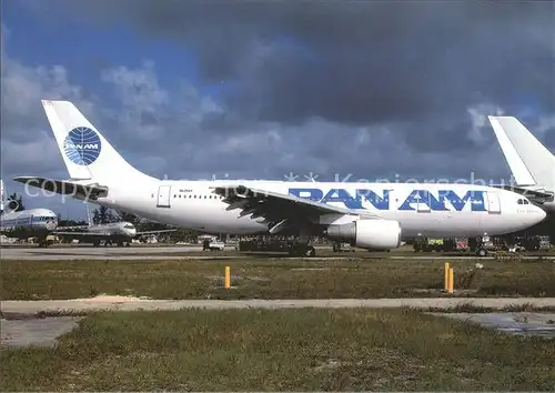 Flugzeuge Zivil PAN AM Airbus A 300 N6254X Kat. Airplanes Avions