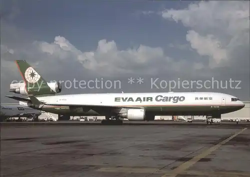 Flugzeuge Zivil EVA AIR CARGO MD 11 B 16102 cn 48543 572 Kat. Airplanes Avions