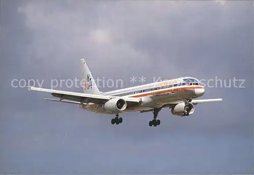 Flugzeuge Zivil American Airlines Boeing 757 Kat. Airplanes Avions