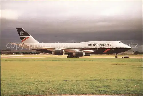 Flugzeuge Zivil British Airways B747 436 G BNLM Kat. Airplanes Avions