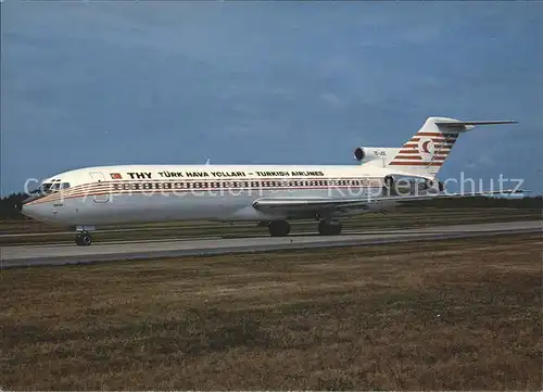 Flugzeuge Zivil THY Turk Hava Yollari Turkish Airlines Boeing 727 2F2 Advanced TC JCE  Kat. Airplanes Avions