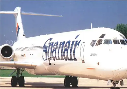 Flugzeuge Zivil Spanair MD 83  Kat. Airplanes Avions