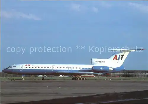 Flugzeuge Zivil AJT AIR International TU 154M RA 85704 Moscow (SVO)  Kat. Airplanes Avions