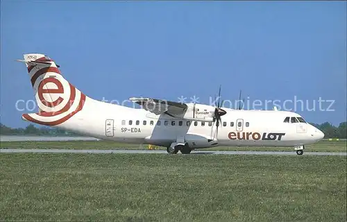 Flugzeuge Zivil EuroLOT ATR 42 500 SP EDA cn 516 Kat. Airplanes Avions