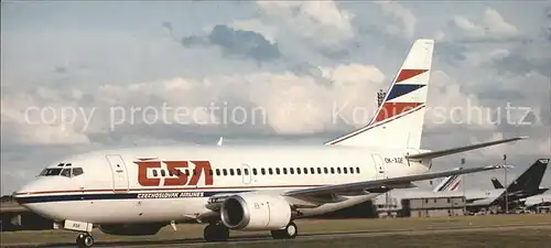 Flugzeuge Zivil CSA Boeing 737 500 OK XGE  Kat. Airplanes Avions