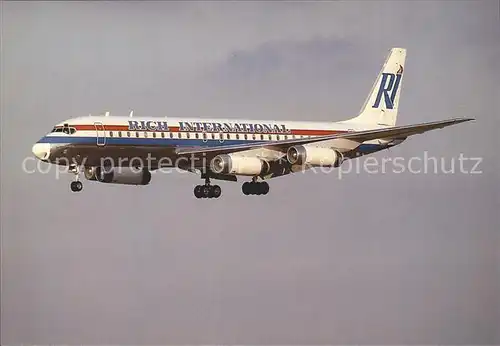 Flugzeuge Zivil Rich International Douglas DC 8 62 N772CA Cn 46131 Kat. Airplanes Avions