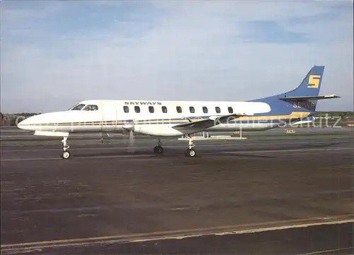 Flugzeuge Zivil Skyways Swearingen Metroliner SE IVP Kat. Airplanes Avions