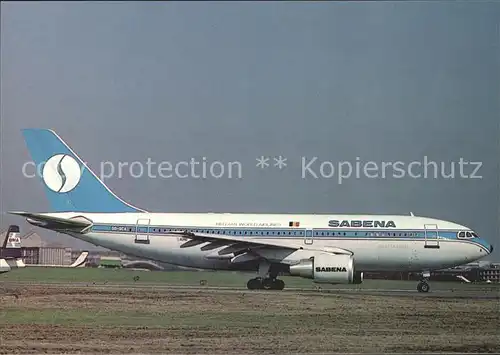 Flugzeuge Zivil Sabena Airbus 310 221 Kat. Airplanes Avions