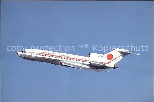 Flugzeuge Zivil Transair Sweden B 727 134c SE DDC c n 20042 Kat. Airplanes Avions