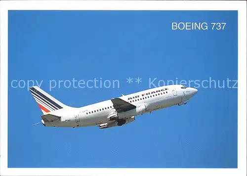 Flugzeuge Zivil Air France Boeing 737 Kat. Airplanes Avions