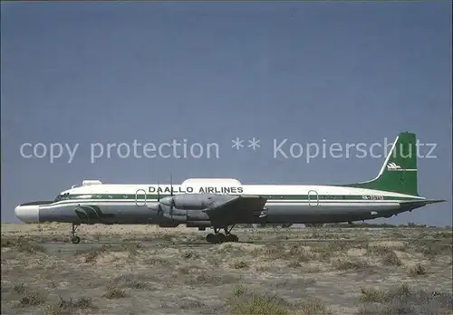 Flugzeuge Zivil Daallo Airlines Ilyushin IL 18 RA 75713 Kat. Airplanes Avions