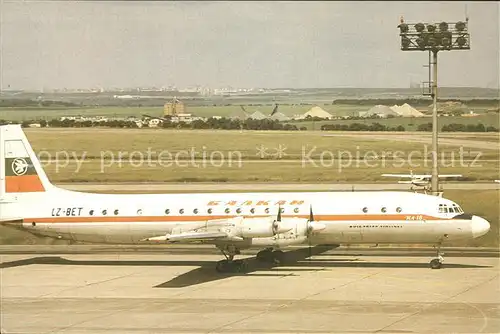 Flugzeuge Zivil Balkan Bulgarian Airlines IL 18 Kat. Airplanes Avions