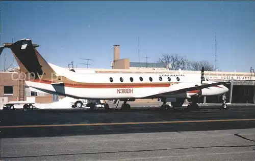 Flugzeuge Zivil Continental Express BC 1900 North Platte N318BH  Kat. Airplanes Avions