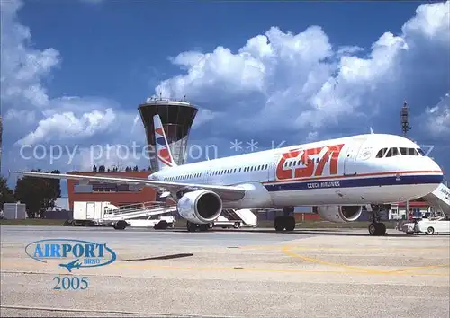 Flugzeuge Zivil CSA Czech Airlines Airbus A321 211 Airport Brno Kat. Airplanes Avions