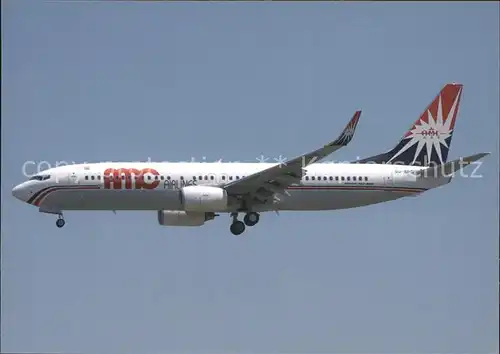 Flugzeuge Zivil AMC B 737 86N Winglets SU BPG c n 32669 Kat. Airplanes Avions