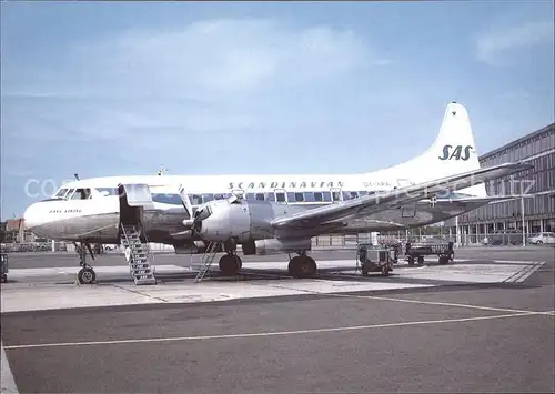 Flugzeuge Zivil SAS Scandinavian Convair 440 Metropolitan OY KPA cn 325 Kat. Airplanes Avions