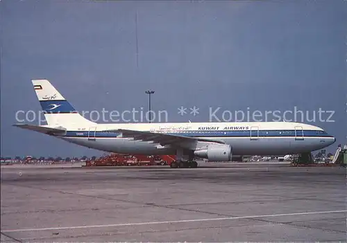 Flugzeuge Zivil Kuwait Airways Airbus A 310 Kat. Airplanes Avions