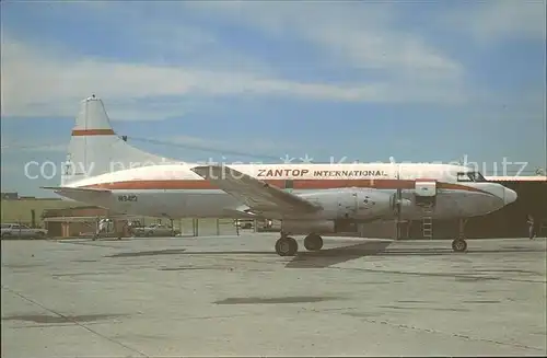 Flugzeuge Zivil Zantop International Convair CV640 N3410 Kat. Airplanes Avions