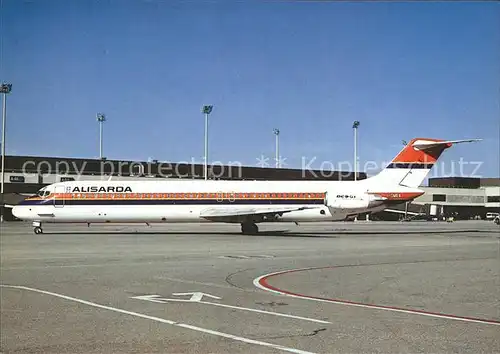 Flugzeuge Zivil Alisarda McDDouglas DC 9 51 I SMEA cn 47713 Kat. Airplanes Avions