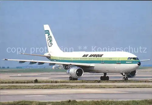 Flugzeuge Zivil Air Afrique Airbus A 300 B4 TU TAO Kat. Airplanes Avions