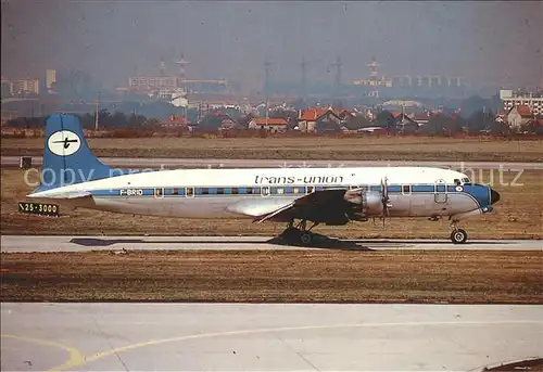 Flugzeuge Zivil Trans Union DC 6A F BRID cn 44915 Kat. Airplanes Avions