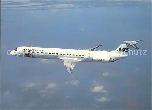 Flugzeuge Zivil SAS Scandinavian DC 9 81 MD 81 Kat. Airplanes Avions