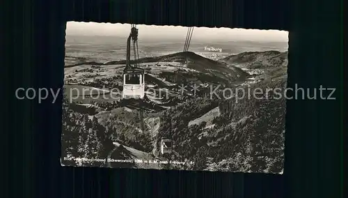 Seilbahn Schauinsland Schwarzwald  Kat. Bahnen