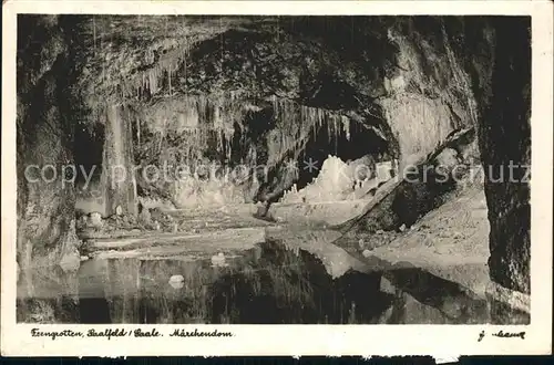 Hoehlen Caves Grottes Feengrotten Saalfeld Saale Maerchendom  Kat. Berge