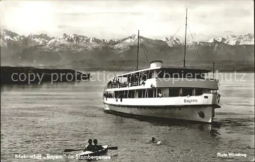 Motorschiffe Bayern Starnbergersee  Kat. Schiffe