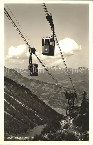 Seilbahn Nebelhorn Oberstdorf Allgaeu Kat. Bahnen