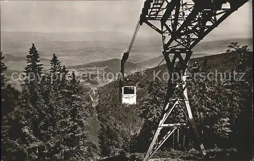 Seilbahn Schauinsland Schwarzwald  Kat. Bahnen