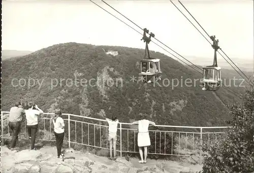 Seilbahn Thale Harz Berghotel Rosstrappe Kat. Bahnen