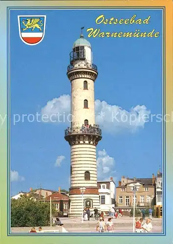 Leuchtturm Lighthouse Warnemuende Kat. Gebaeude