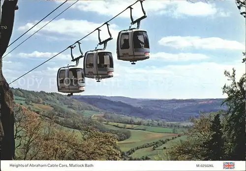 Seilbahn Heights of Abraham Cable Cars Matlock Bath Kat. Bahnen