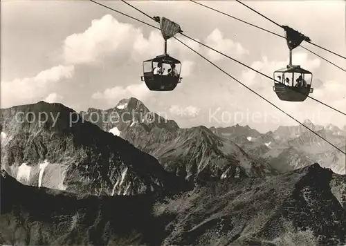 Seilbahn Riezlern Kanzelwand Kleinwalsertal Kat. Bahnen