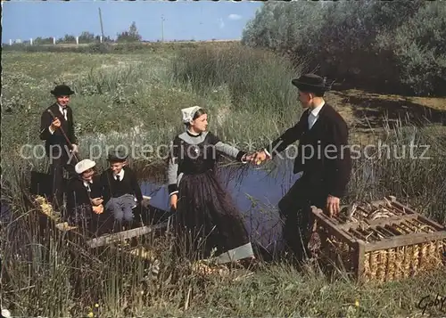 Trachten Frankreich Pays Maraichin  Kat. Trachten