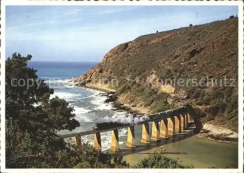 Eisenbahn Garden Route Cape Province Kaaimans River Bridge Wilderness Kat. Eisenbahn