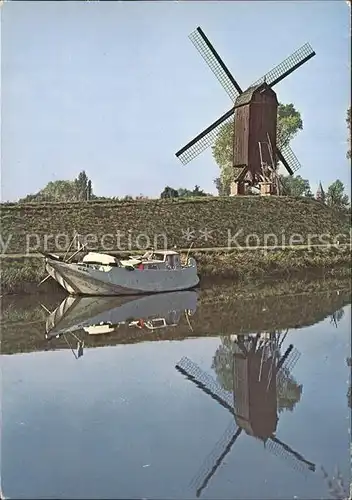 Windmuehle Brugge Schellemolen Kat. Gebaeude und Architektur