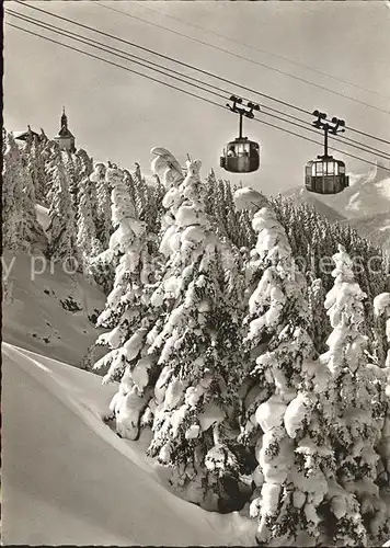 Seilbahn Wallberg Rottach Egern Walibergkircherl Kat. Bahnen