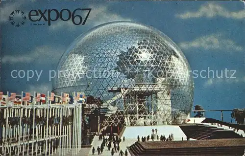 Expositions Expo67 Montreal Canada Pavillon des Etats Unis  Kat. Expositions